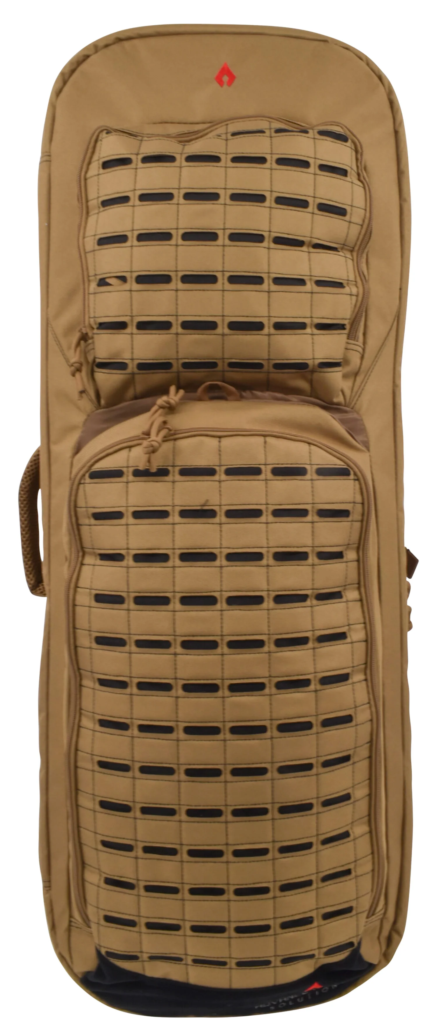 Advance Warrior Solutions FR36RBPBL/GR Frame 36" L Backpack with Side Handle, Black Polyester for Tactical Rifle, Molle Front