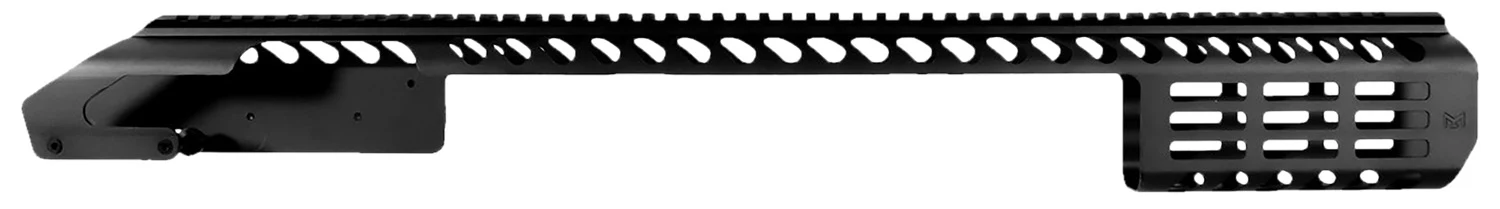 Aim Sports MTMSG870 Modular Rail System  24.90" M-LOK Style Made of Aluminum with Black Finish & Picatinny Rail for Remington 870 Includes Shell Holder