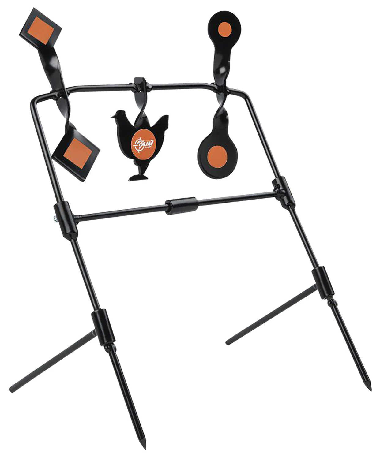 Allen 15665 EZ-Aim Rimfire/Airgun Black/Orange Steel Standing