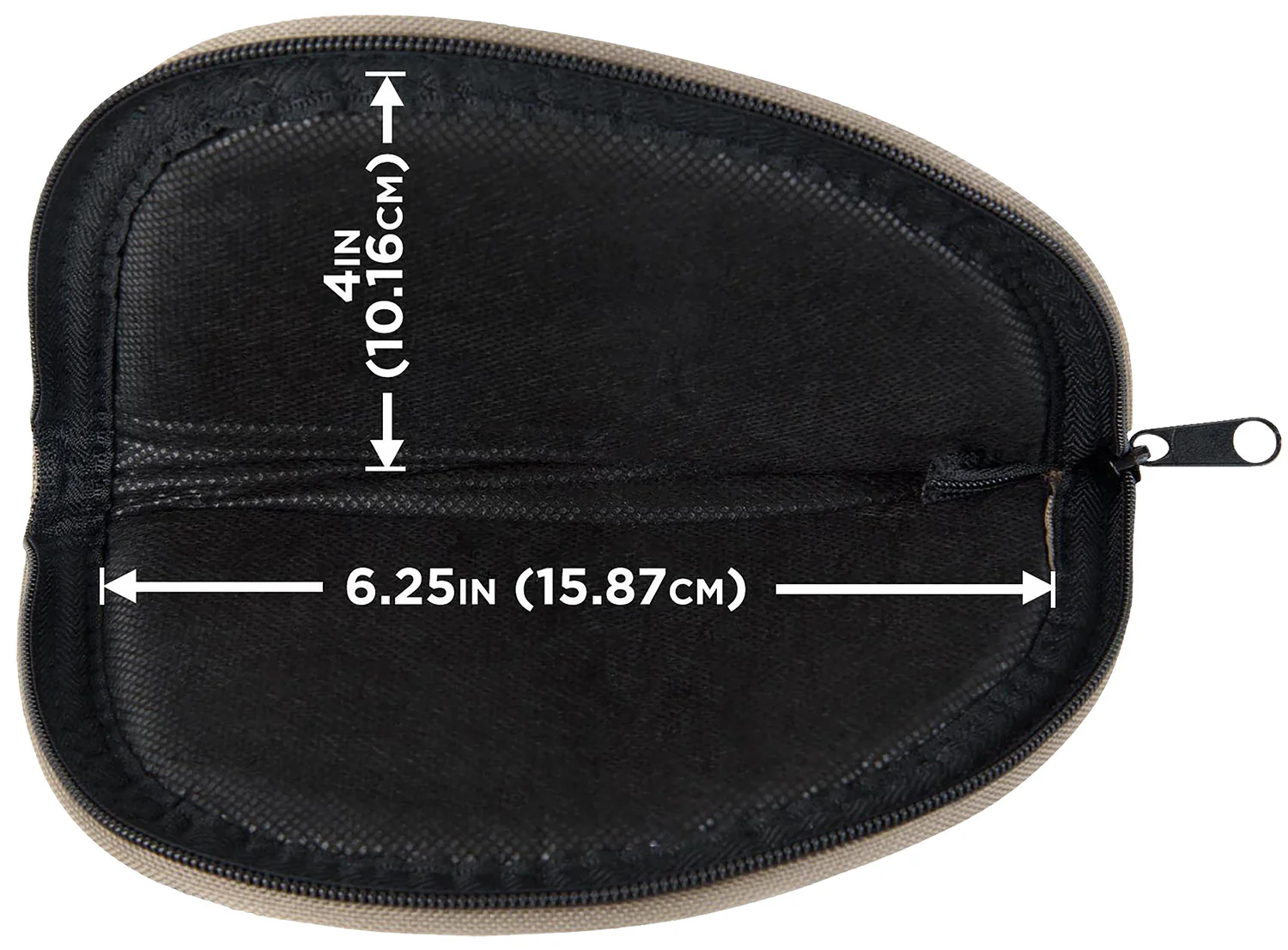 Allen 728 Pistol Case  8" Long Green Earth Tone Holds Handgun Endura
