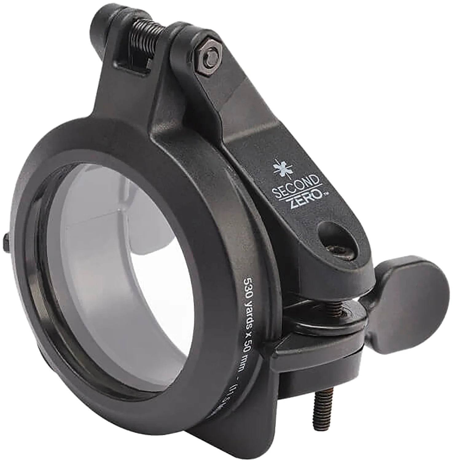 Axeon 2218624 Second Zero Bell Mount 50-58mm Objective 500-560 yds Range 11.5 MOA Black