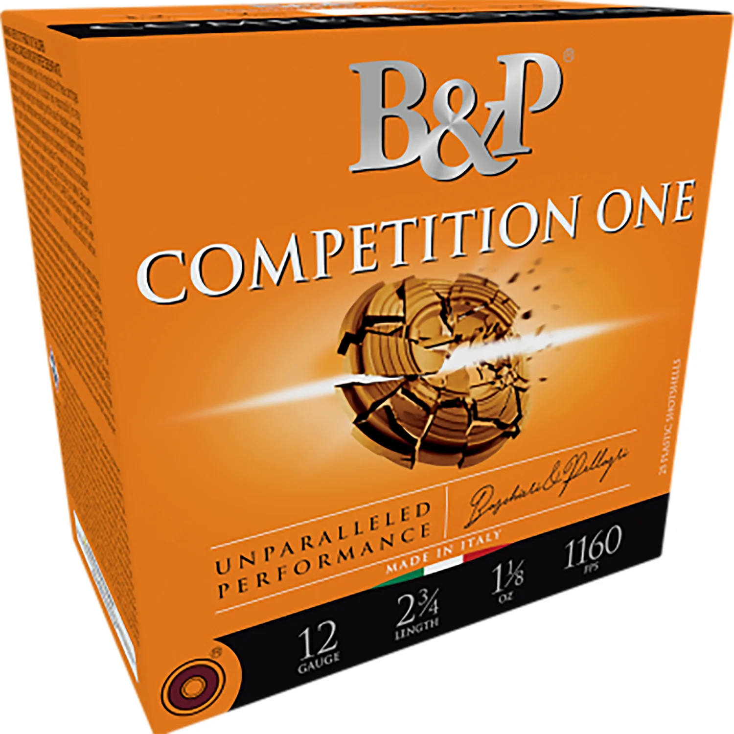B&p Ammunition 410BCP75 Competition One  410Gauge 2.50" 1/2oz 7.5Shot 25 Per Box/10 Case