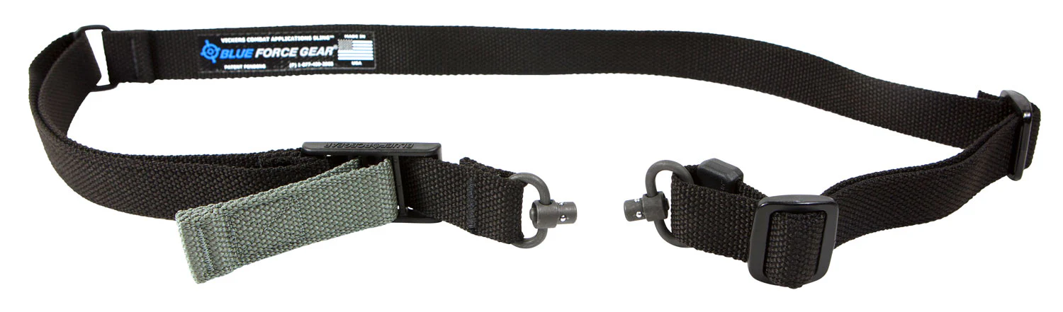 Blue Force Gear VCAS2TO1RED125AABK Vickers 221  Black Cordura One-Two Point AR Platform