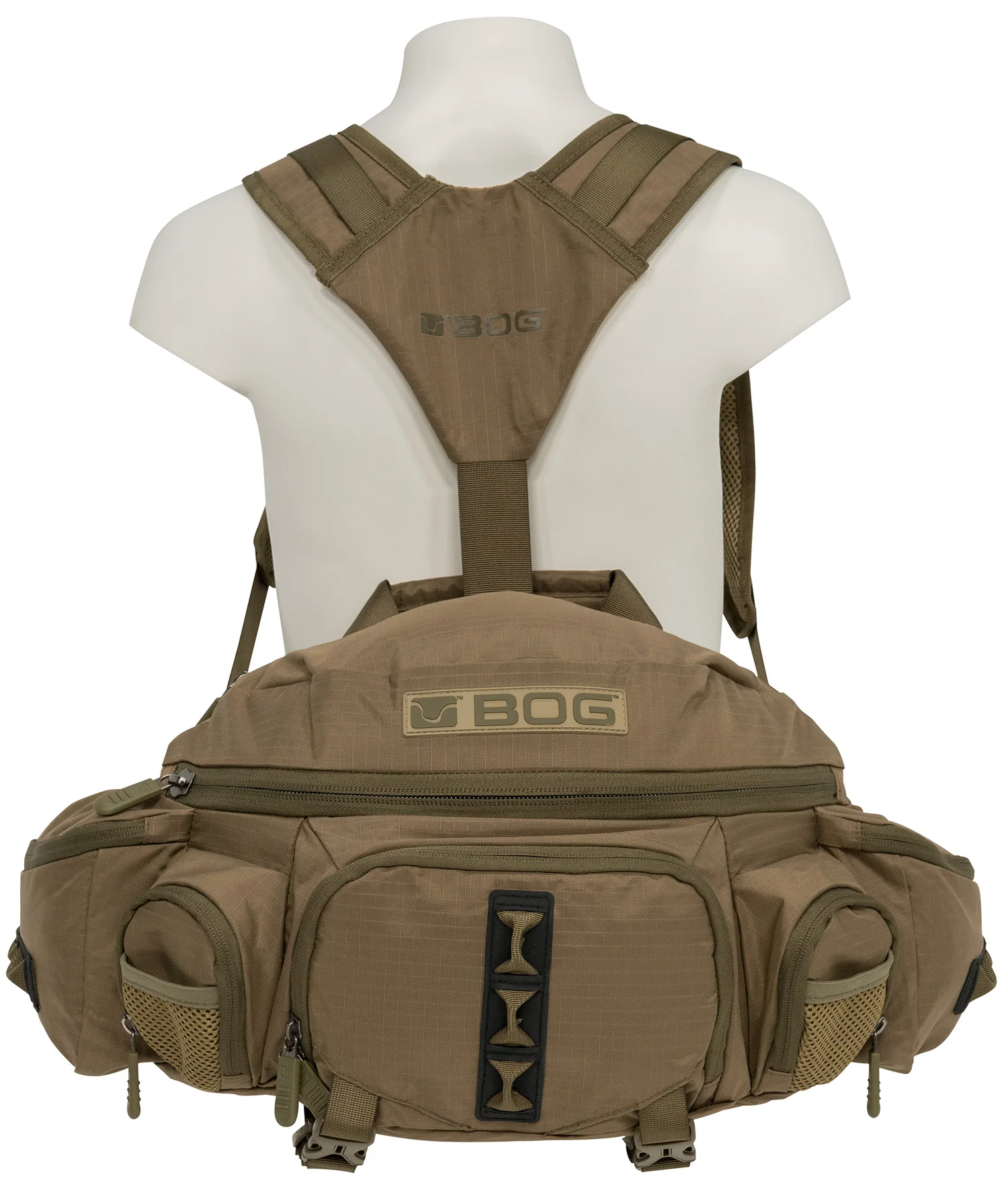Bog-Pod 1159190 Ultimatum Hunting Fanny Pack OD Green Nylon 1000 cu.in Volume