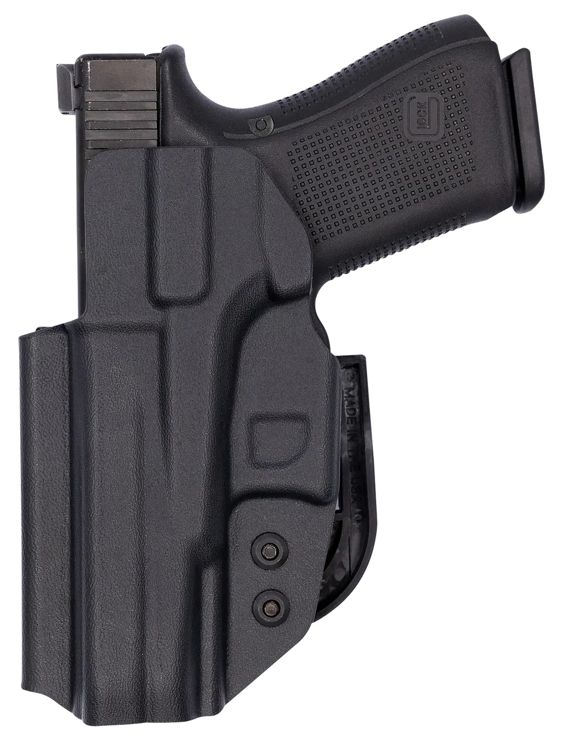 C&G Holsters 0008100 Covert IWB Black Kydex Belt Clip Fits Glock 19/23