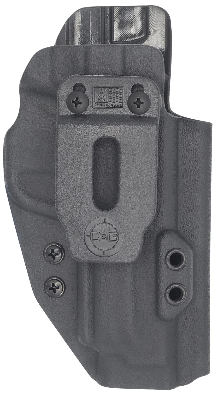 C&G Holsters 0568100 Covert  IWB Black Kydex Belt Clip Fits S&W M&P 9/40 4.25" Right Hand
