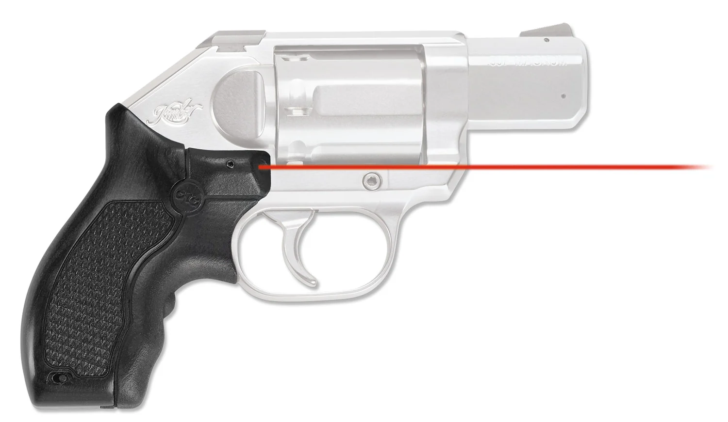 Crimson Trace 0153301 Lasergrips Master Series Kimber K6S, Red Laser Slatewood