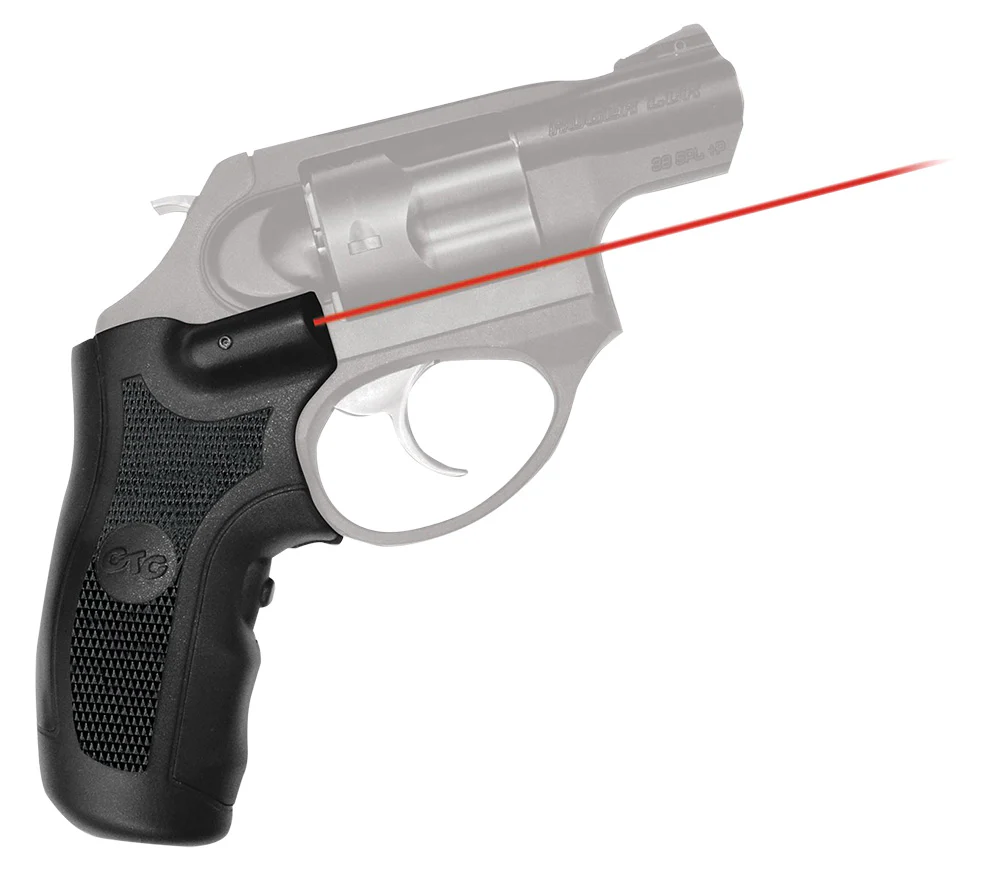 Crimson Trace 0143301 Lasergrips Fits Ruger LCR/LCRx, Red Laser Black Polymer