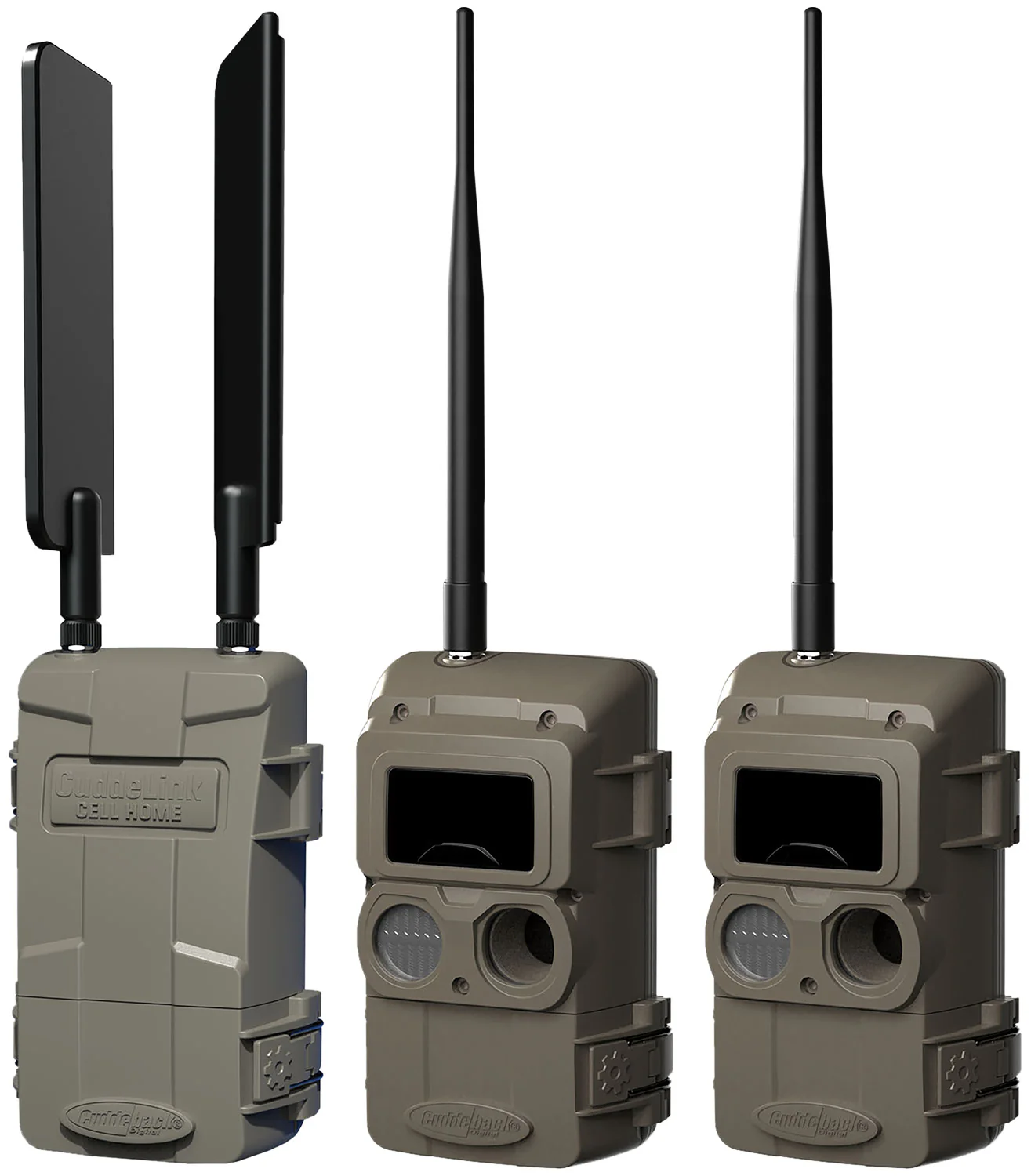 Cuddeback KT002 CuddeLink Black Flash Starter Kit Brown 3 Pack
