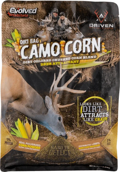 EVOLVED EVL-EVO20725 DIRT BAG CAMO CORN/5LB(3BAGS)