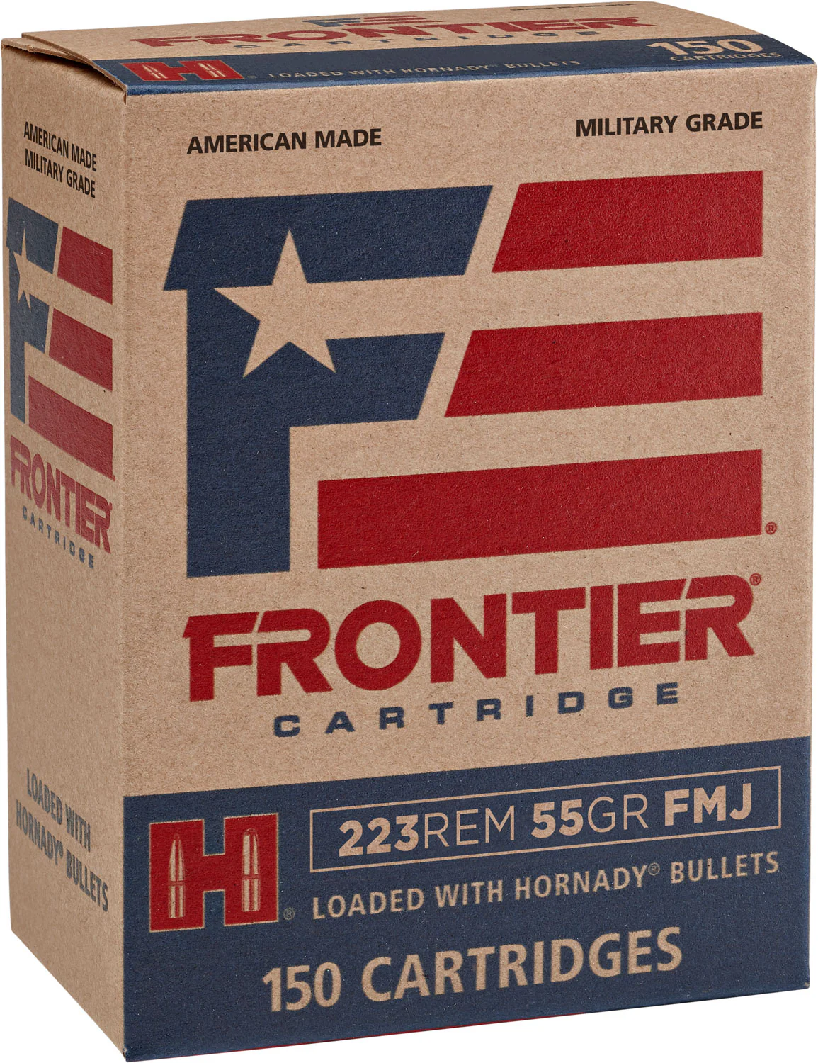 Frontier Cartridge FR1015 Military Grade Centerfire Rifle 223Rem 55gr Full Metal Jacket