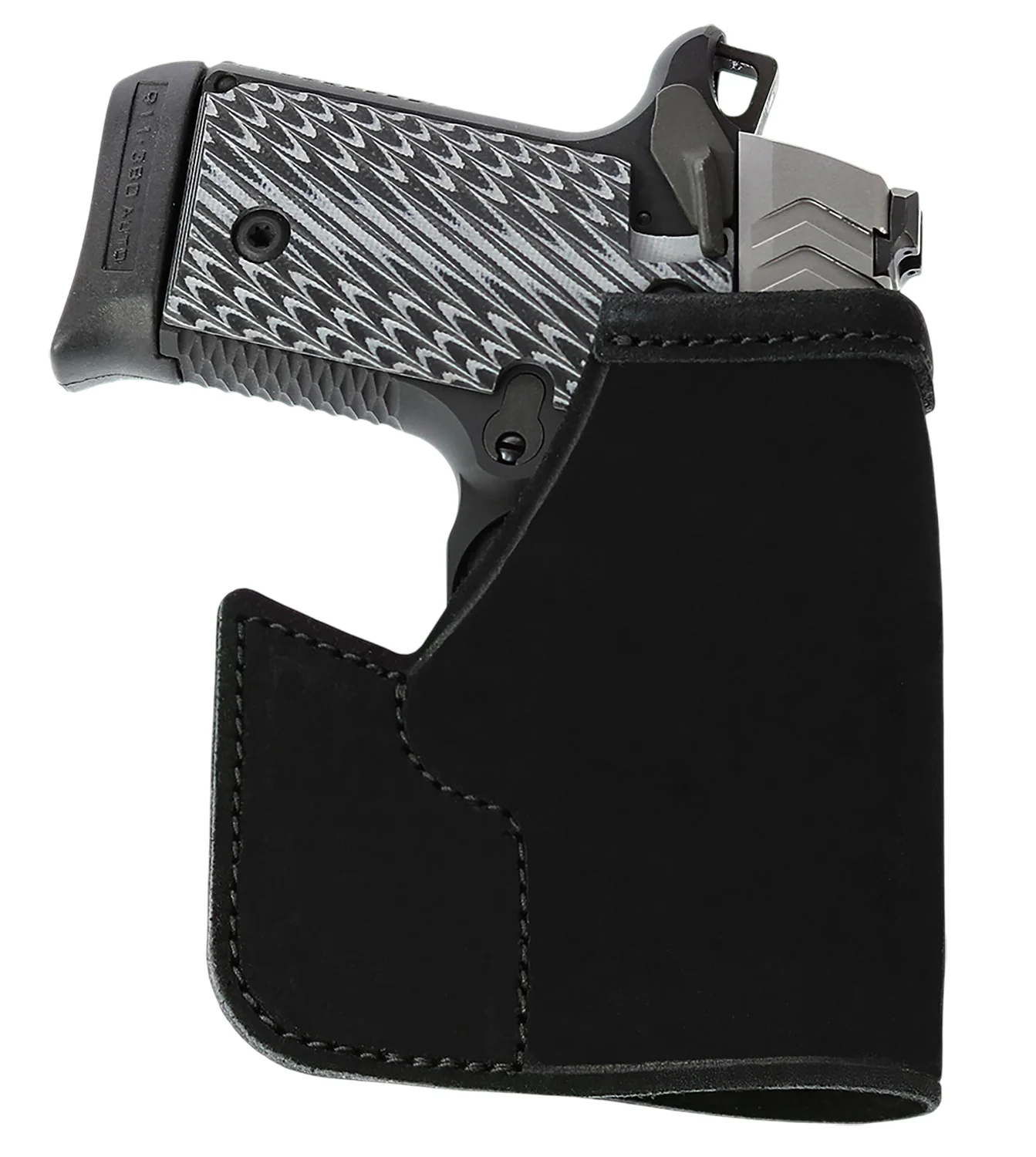 Galco PRO600B Pocket Protector Black Horsehide Fits Glock 42 Ambidextrous