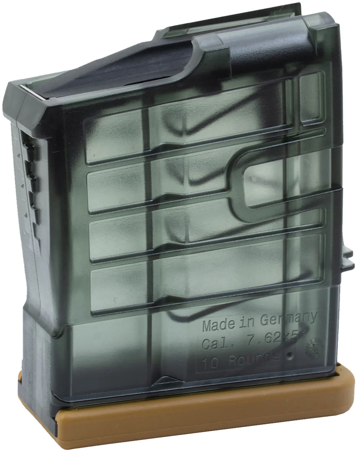 HK 50236628 417 10rd 7.62mm Fits H&K 417 Clear Smoke Polymer