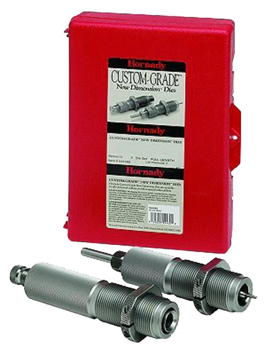 Hornady 546222 Custom Grade Series I 2 Die Set for 220 Swift Includes Sizing Seater