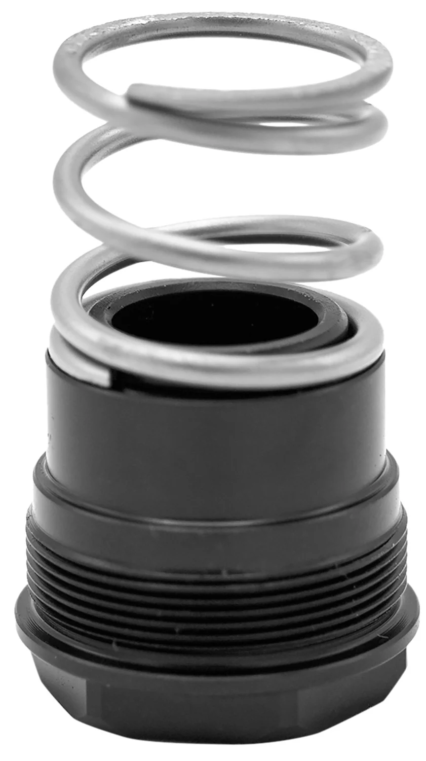 Huxwrx 1836  3-Lug Adapter 9mm Fits 1/2"x28 Steel Black Nitride