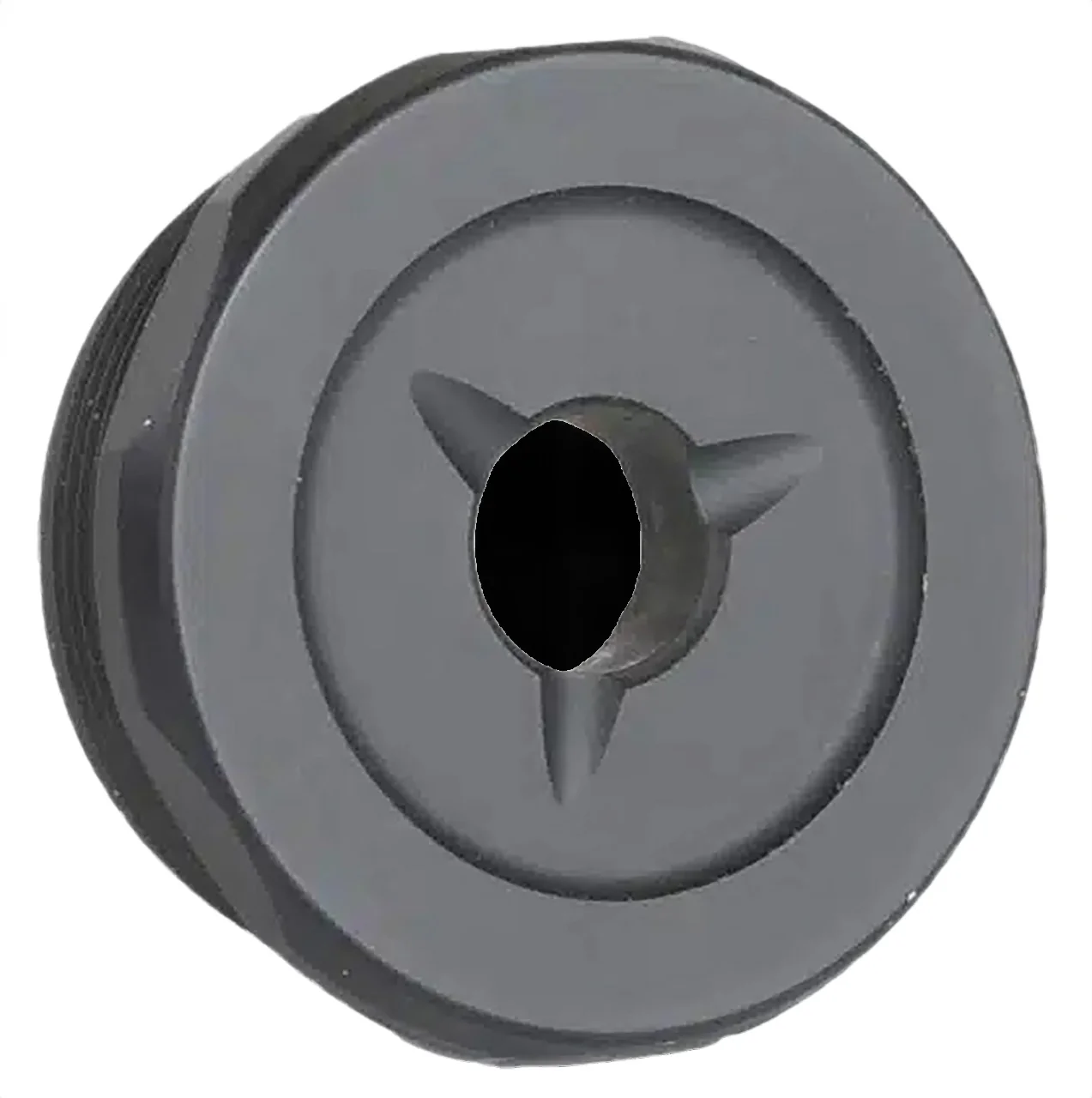 Jk Armament JK155LTEC30 LT Flash Reducer End Cap 30Cal Fits Aluminum Hard Anodized Black