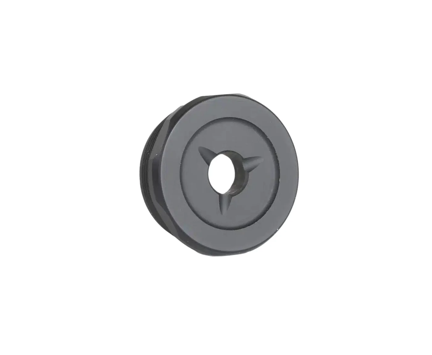 Jk Armament JK155PROEC22 Pro Flash Reducer End Cap 22Cal Fits Titanium Hard Anodized Black