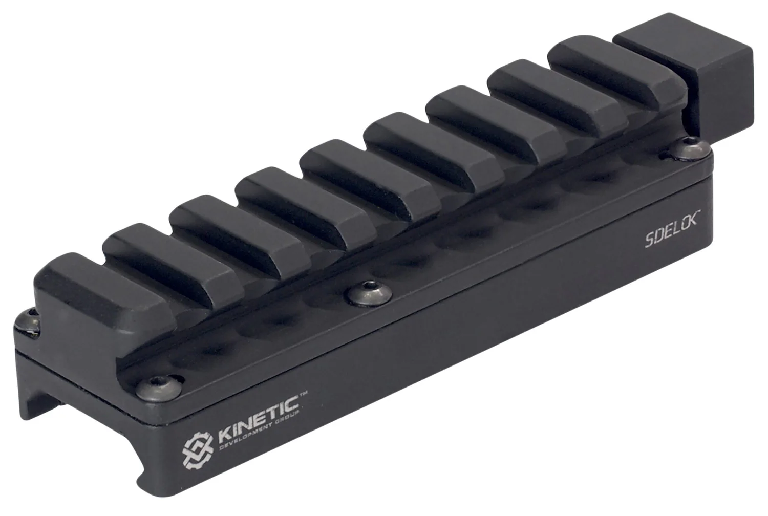 Kinetic Development Group SID5-100 Sidelock Universal Riser Long Black Aluminum