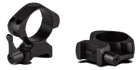 Konus 7406 Steel Rings  Matte Black 1" Quick Release High 0 MOA