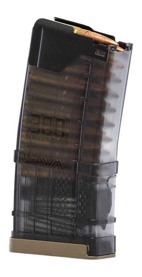 LANCER 428002           L5AWM AR MAG 300BO 20R SMK