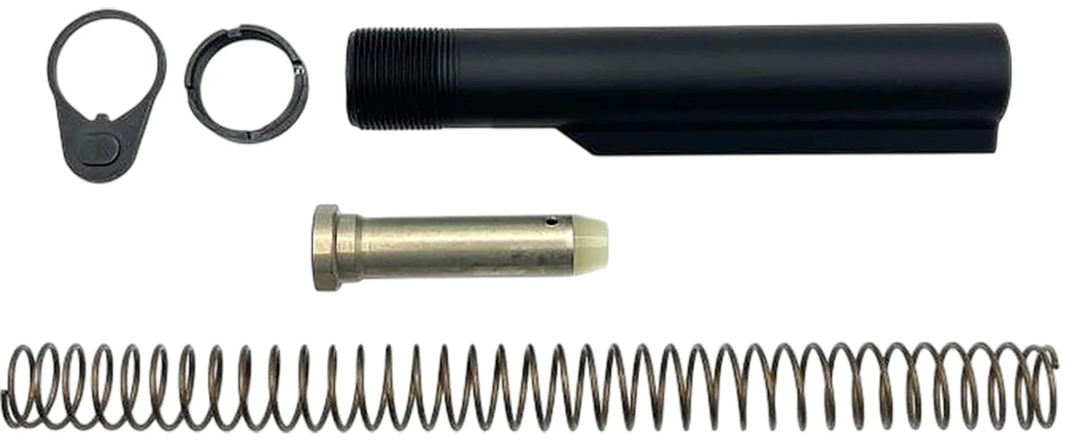LBE Unlimited H2BUFKT  Buffer Tube Kit Black AR-Style