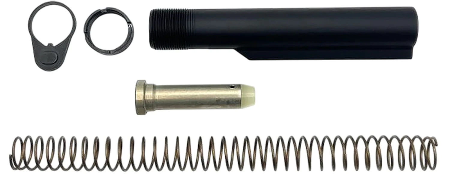 LBE Unlimited H3BUFKT  Buffer Tube Kit Black AR-Style