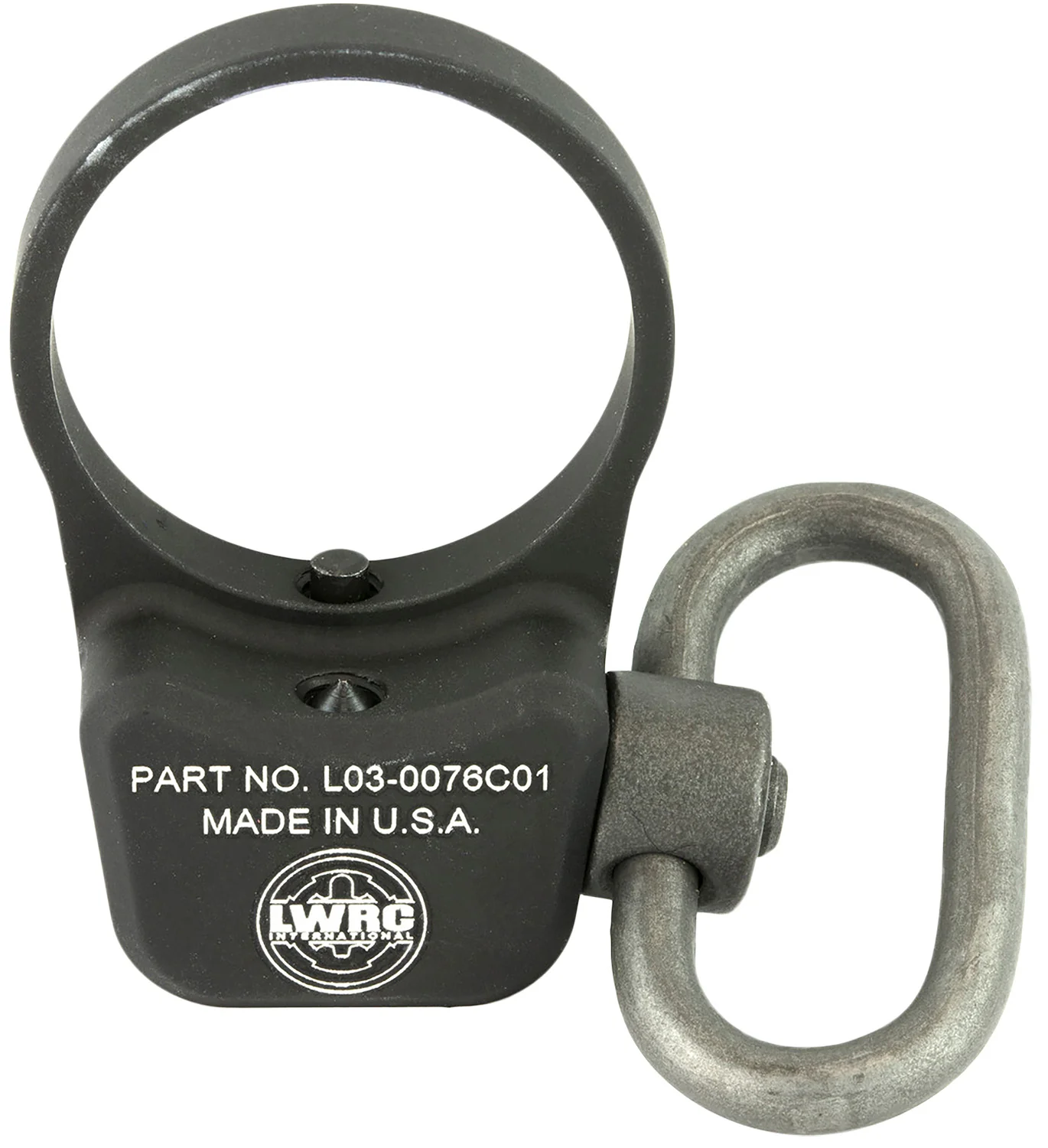 LWRC 2000072A01 Sling Mount  Metal Black Quick Detach