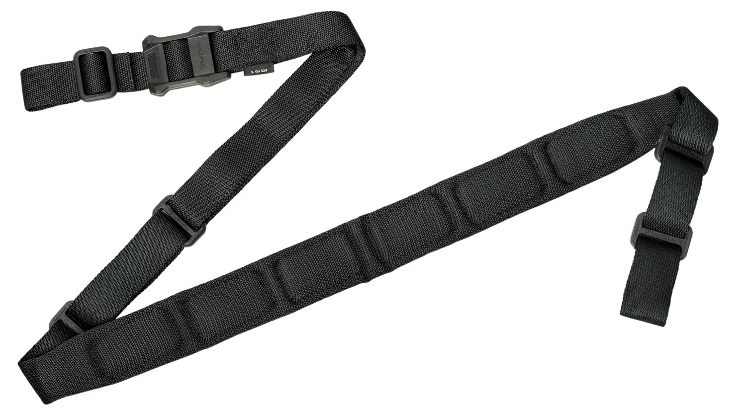 Magpul MAG545BLK MS1 Sling Black Nylon 48"-60" OAL Padded Two-Point Rifle