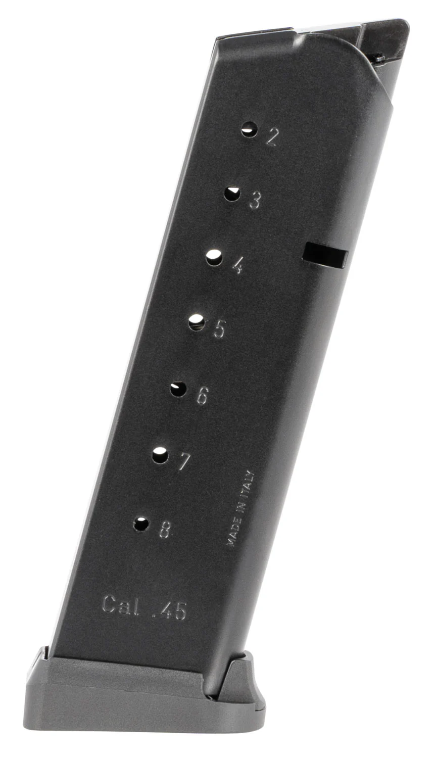 Mec-Gar MGCG4508MATCH 1911 Government 8rd 45 ACP, Blued w/Anti-Friction Coating Carbon Steel