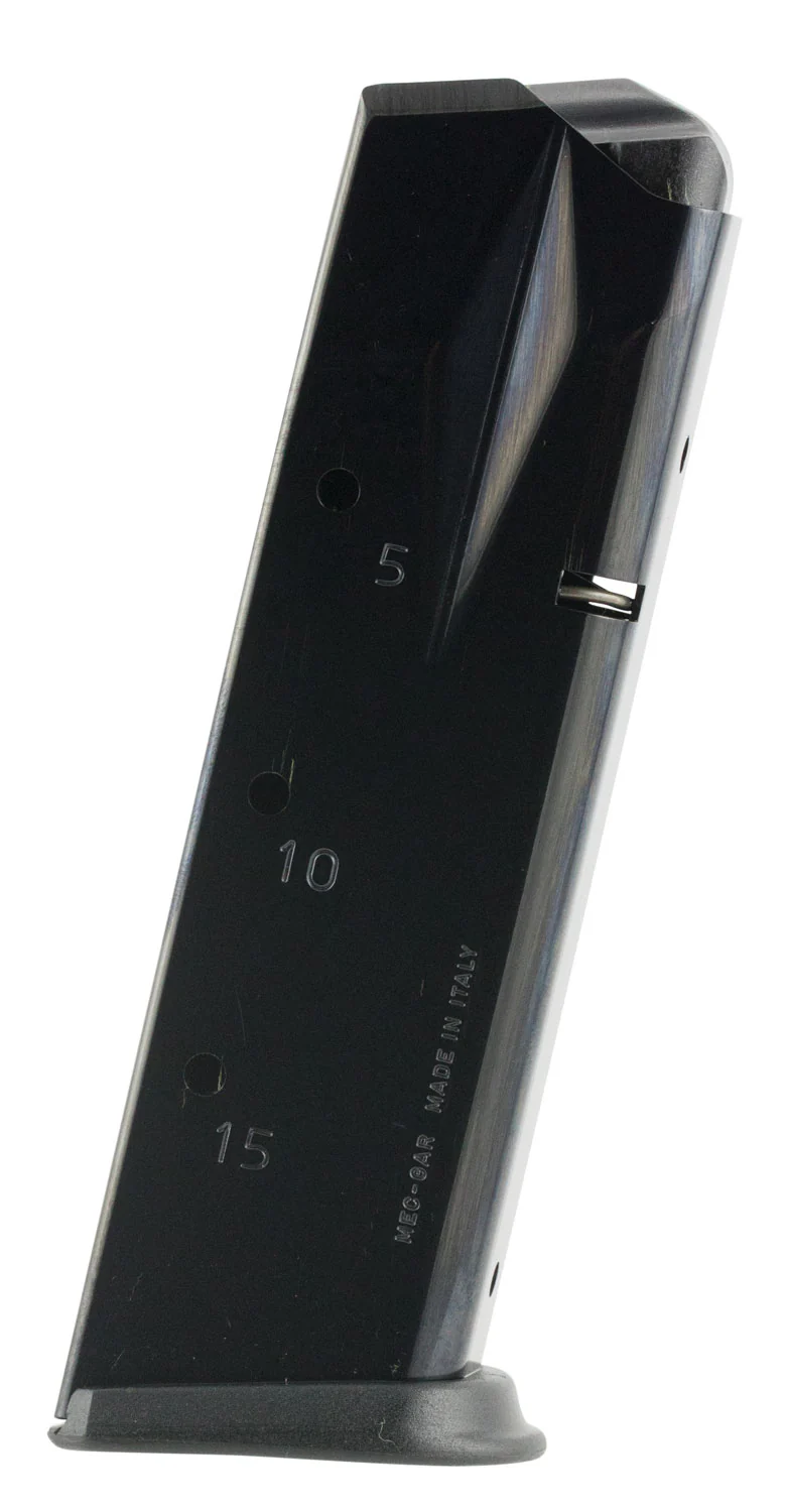 Mec-Gar MGP22815B Sig 15rd 9mm Luger Fits Sig P229/P228, Blued Carbon Steel