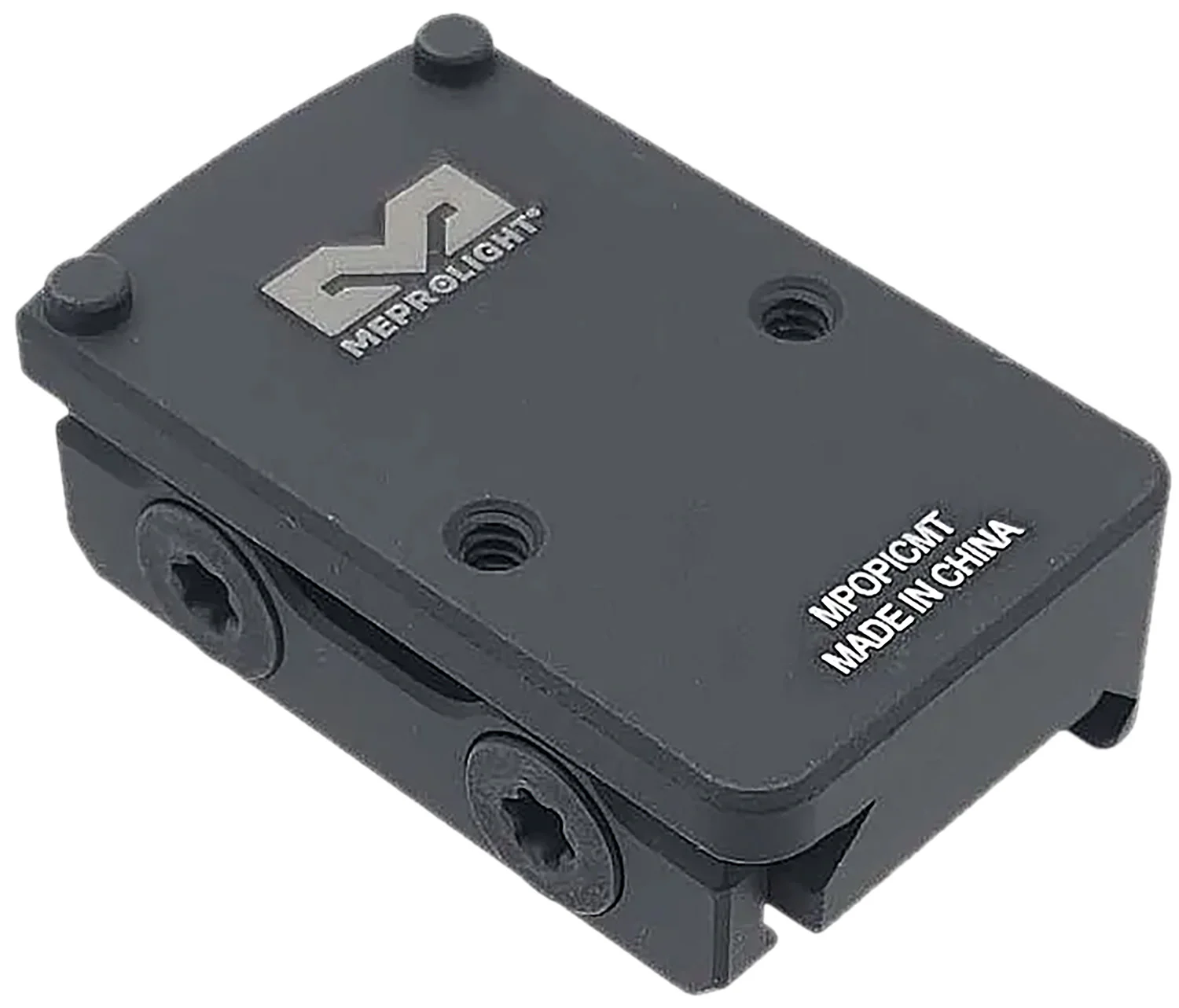 Meprolight USA 901141044 Picatinny Riser Matte Black Aluminum RMR Footprint Mount