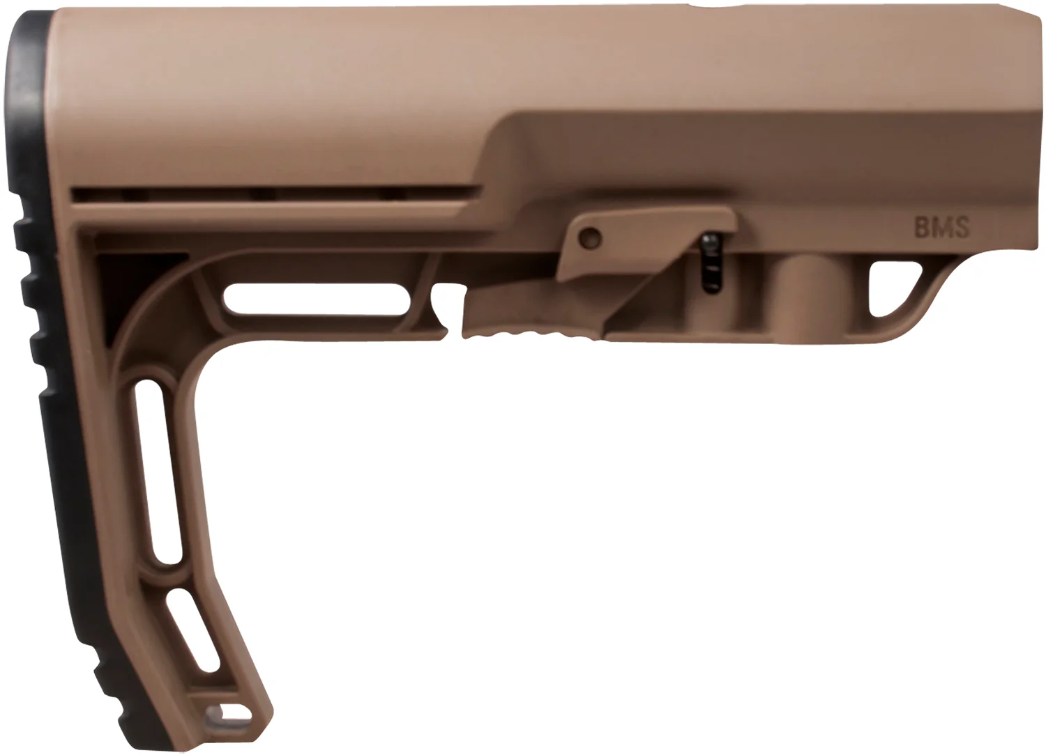 Mission First Tactical BMSSDE Battlelink Minimalist Stock Collapsible Scorched Dark Earth Synthetic for AR-15, M16, M4 with Commercial Tube (Tube Not Included)