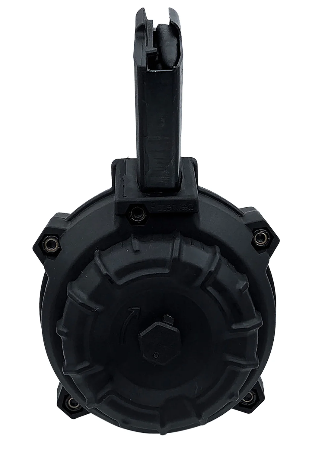 ProMag DRMA111   50rd Drum 7.62x39mm Fits AR-15 Black DuPont Zytel Polymer