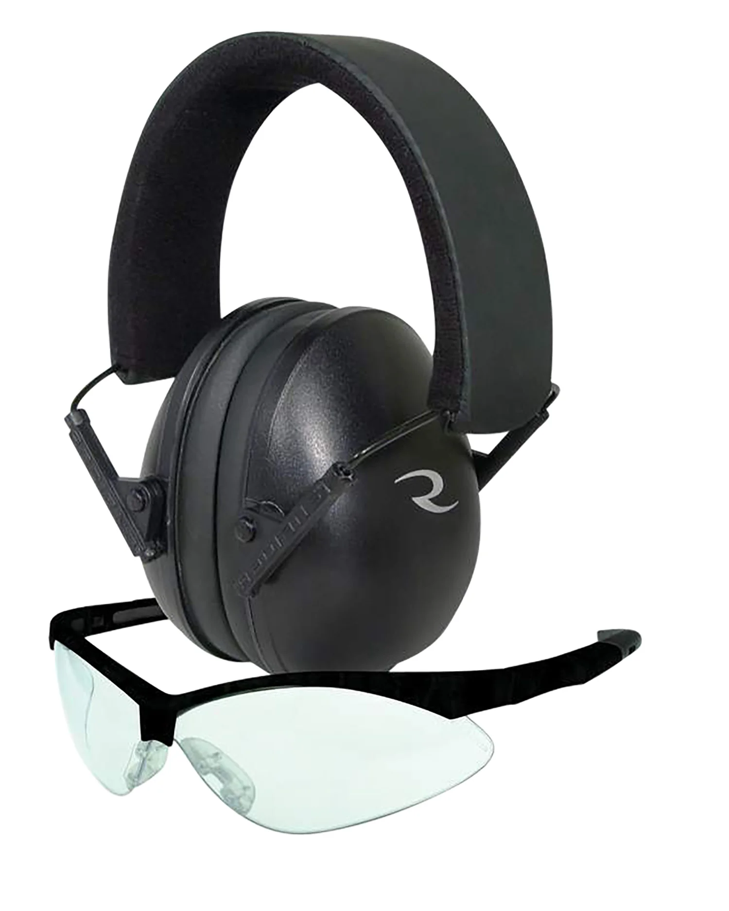Radians LS0100CKCS G4 Junior Shooting Glasses Clear Lens Black Frame
