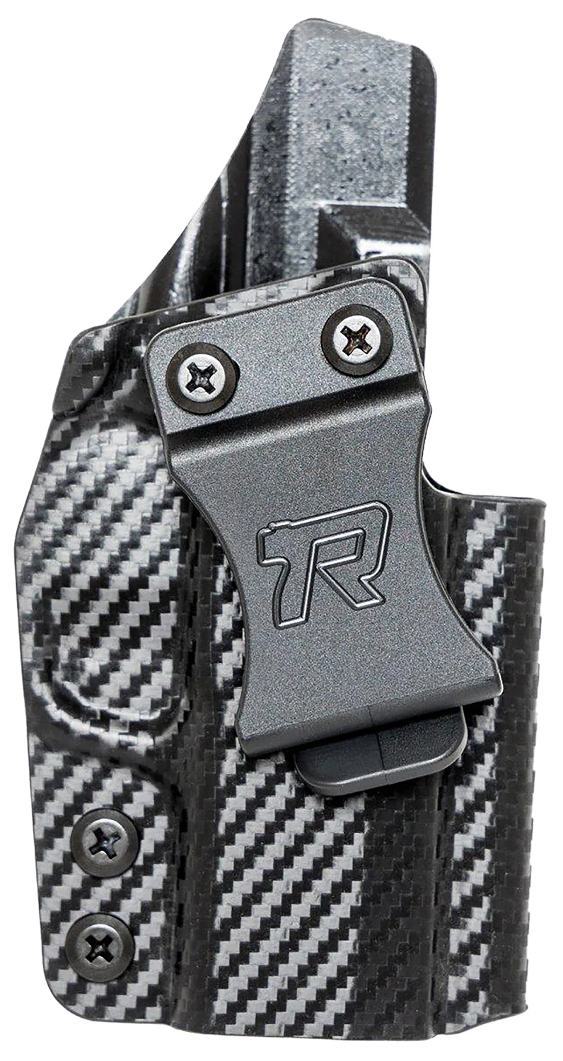 Rounded Gear SWNMPSHIELDCFRHVAR Kydex IWB Black Kydex Fits S&W M&P 9/40 Belt Clip Right Hand
