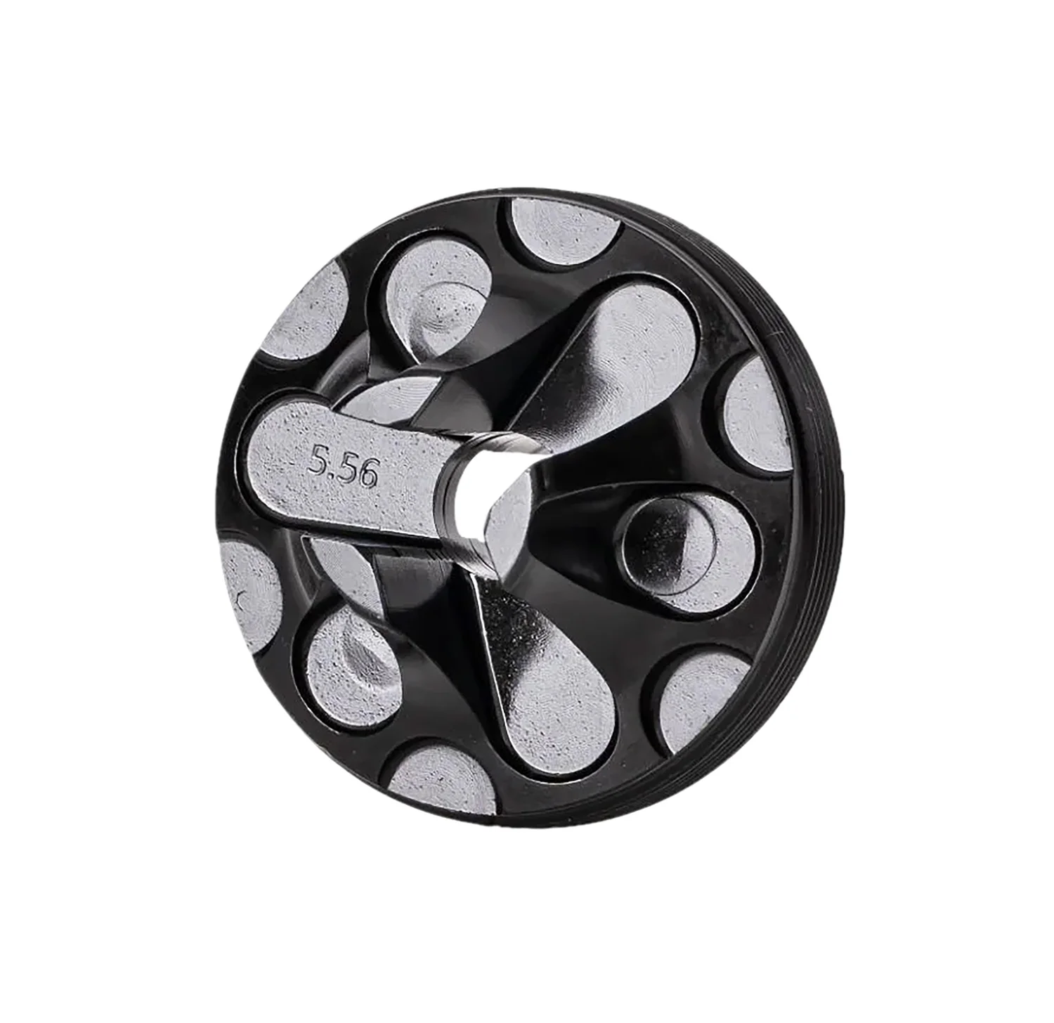 Rugged Suppressors FC007 Flash Hider Front Cap  5.56mm, Black Steel