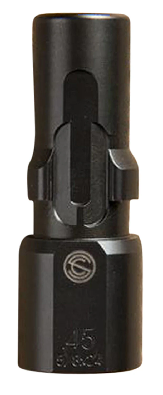 SilencerCo AC2603 3-Lug Muzzle Device 45 ACP 5/8"-24 Threads Black