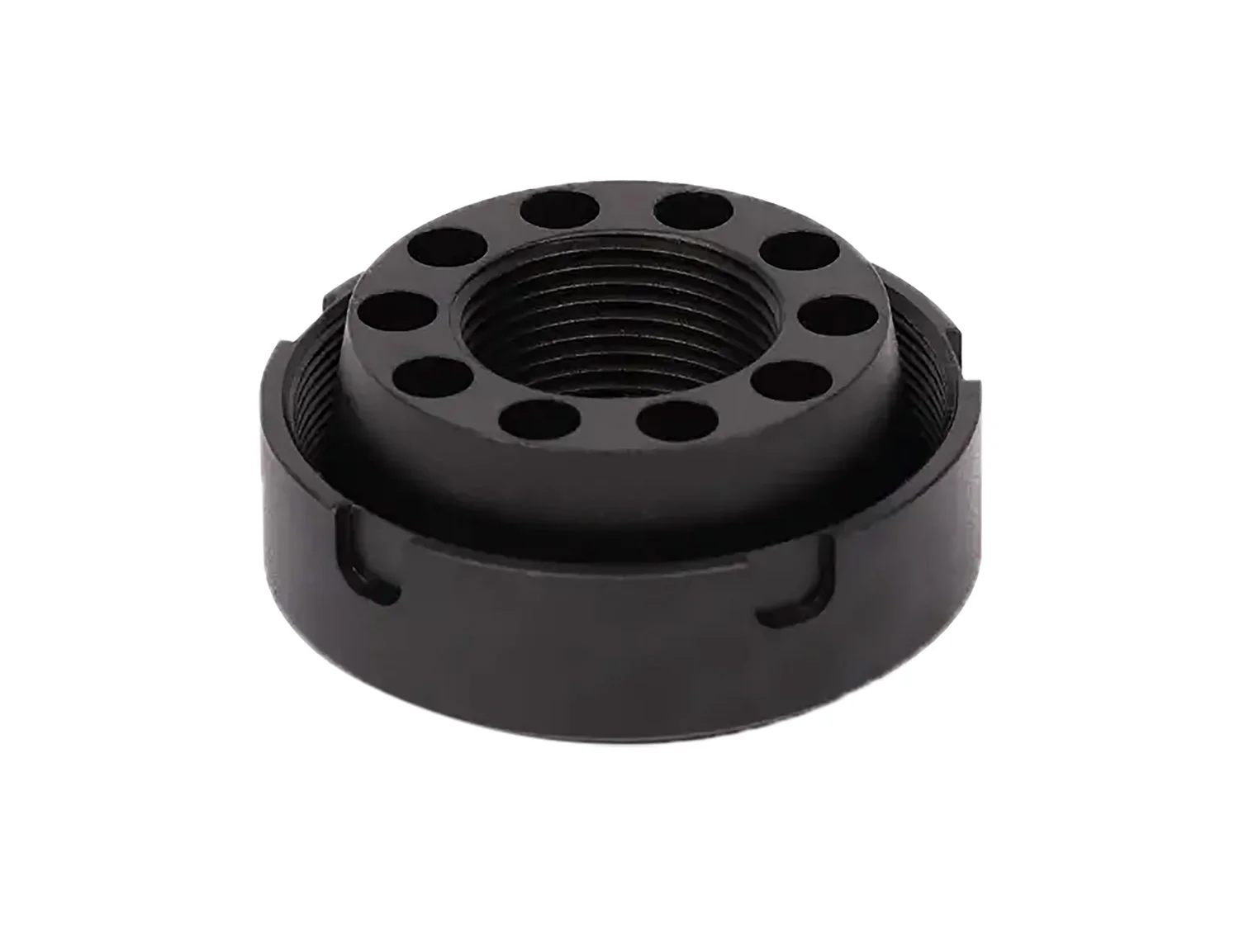 SilencerCo AC4741 Charlie Direct Thread Mount Fits 11/16"x24 Stainless Steel Oxide Black