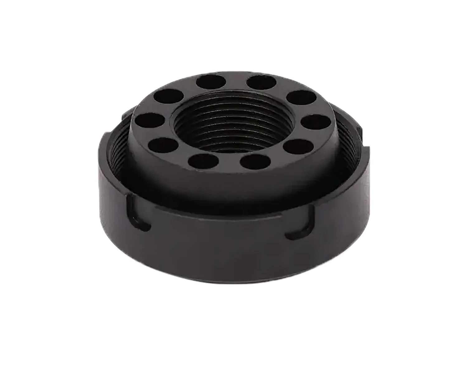 SilencerCo AC4745 Charlie Direct Thread Mount Fits M13x0.75 Stainless Steel Oxide Black