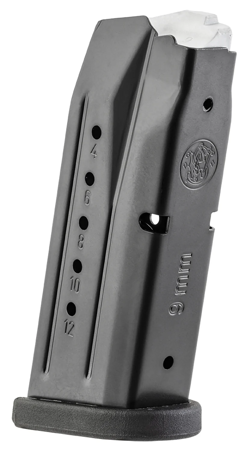 Smith & Wesson 194540000 M&P Compact 12rd 9mmLuger Blued Steel