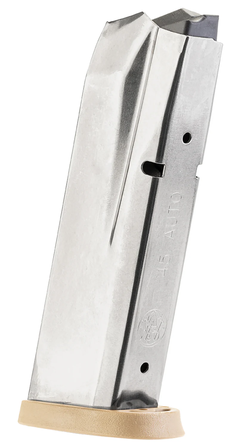 Smith & Wesson 194700000 M&P 10rd 45ACP Brown Floor Plate Steel