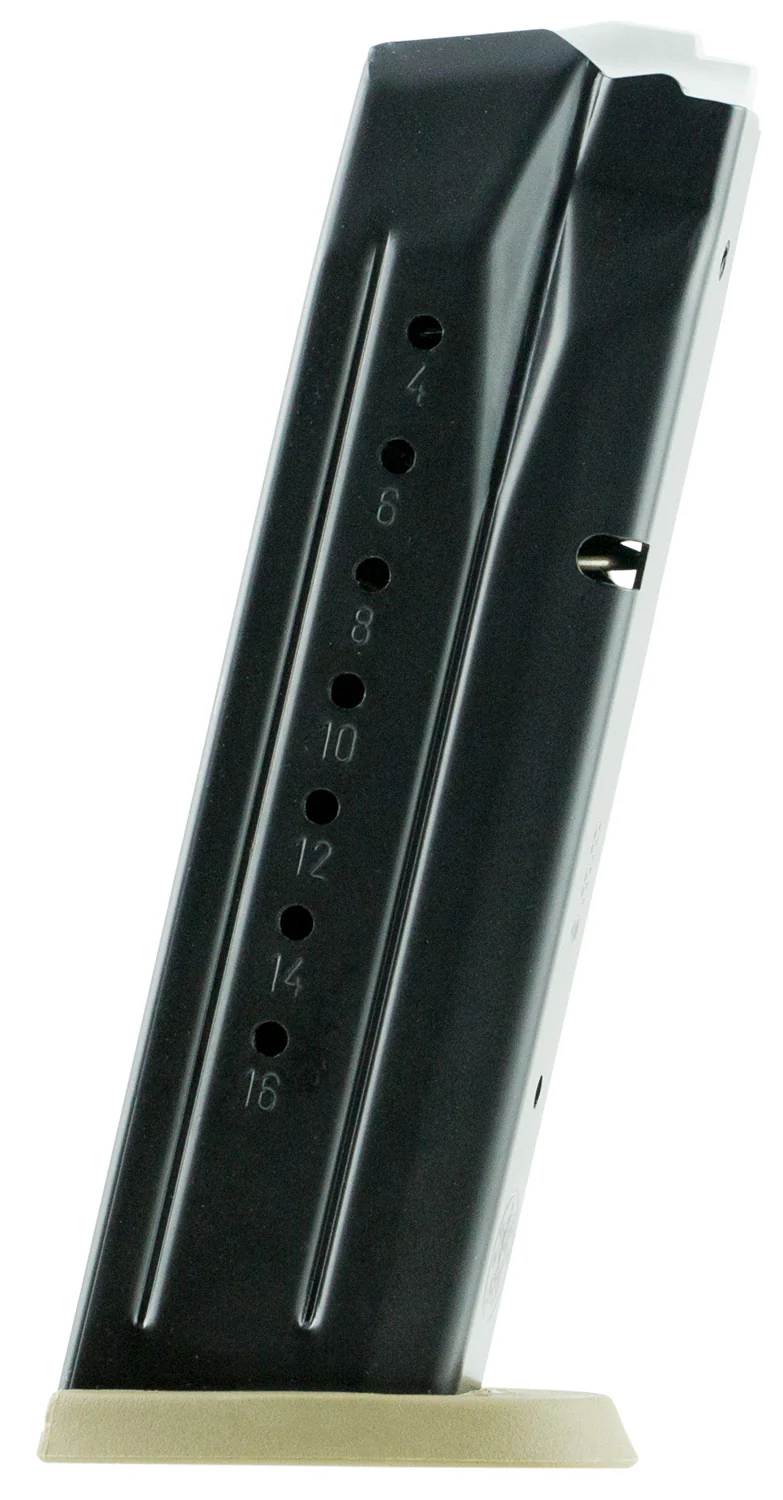 Smith & Wesson 3007345 M&P  17rd 9mmLuger Blued/Brown Floor Plate Steel