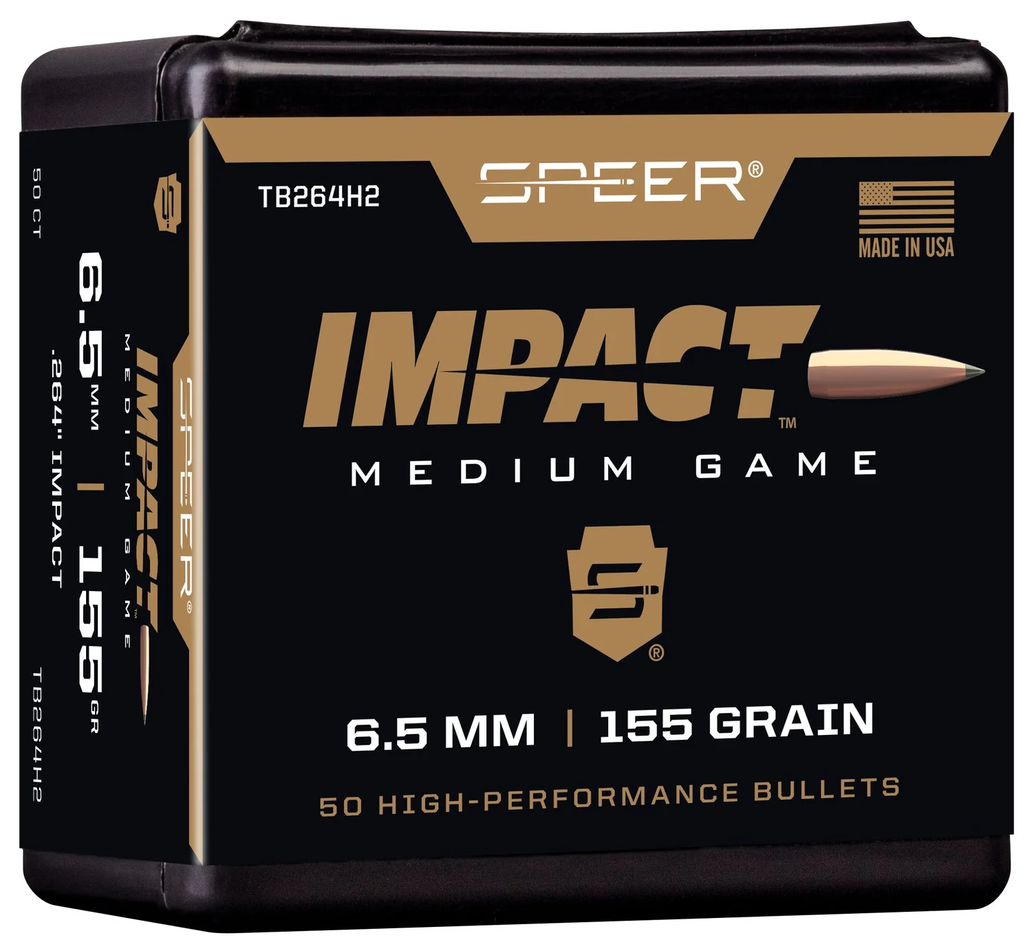 CCI TB264H2 Impact  6.5mm 156gr Speer Impact 50 Per Box/5 Case