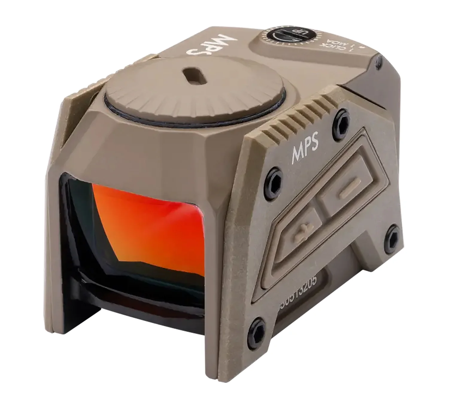 Steiner 8700-MPSFDE Micro Pistol Sight  Flat Dark Earth 1x20mmx16mm, 3.3 MOA Red Dot Reticle, ACRO Footprint