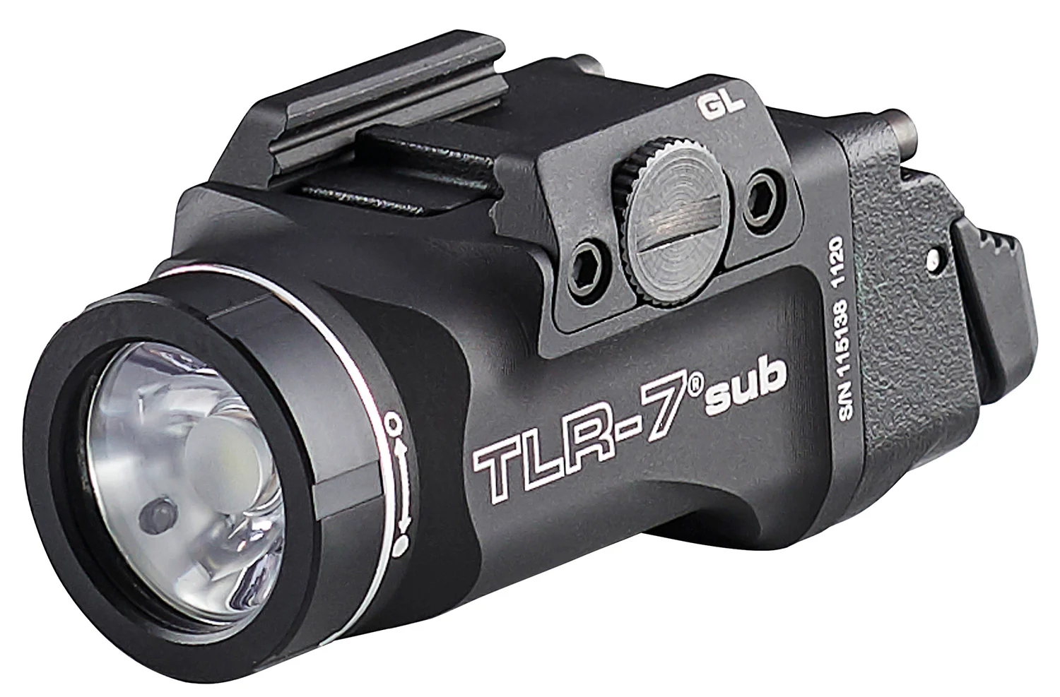 Streamlight 69400 TLR-7 X Sub  Black Anodized 500 Lumens  White LED Glock 43X MOS/48 MOS/43X/48