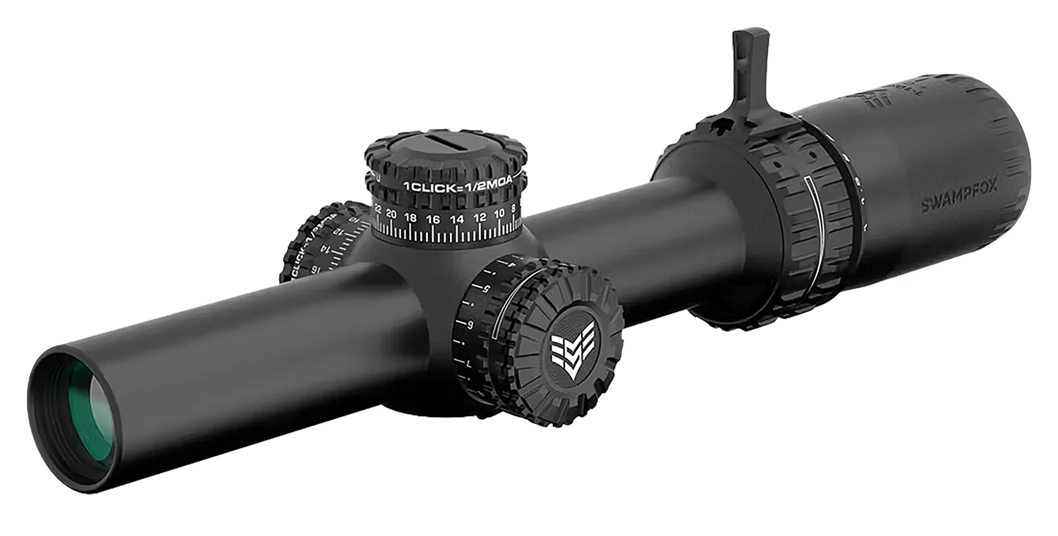Swampfox Optics ARH16241RL Arrowhead  Black 1-6x24mm 30mm Tube Guerrilla Dot MIL Red Reticle