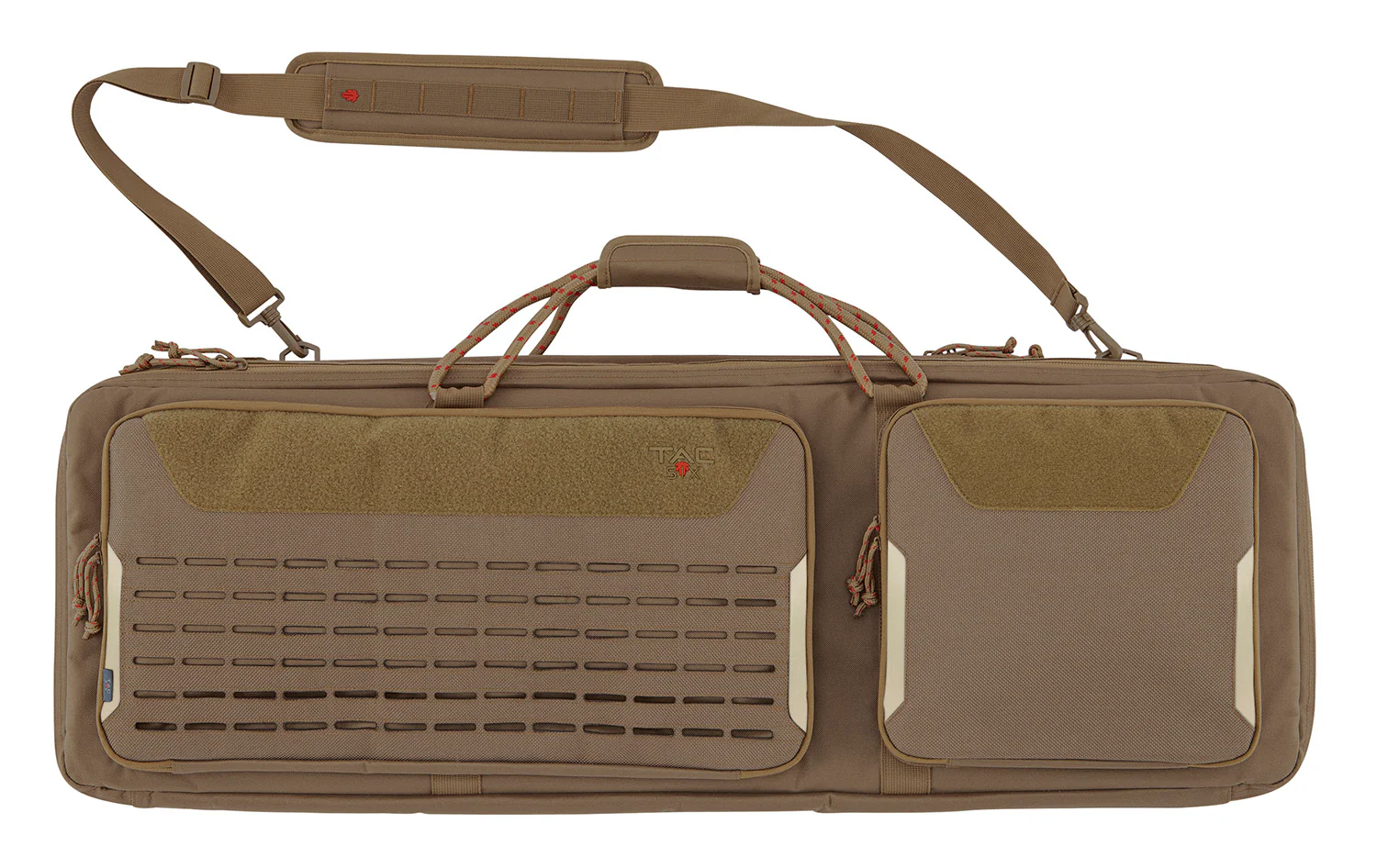 Tac Six 10839 Unit Tactical Case Coyote Polyester 2 Rifles