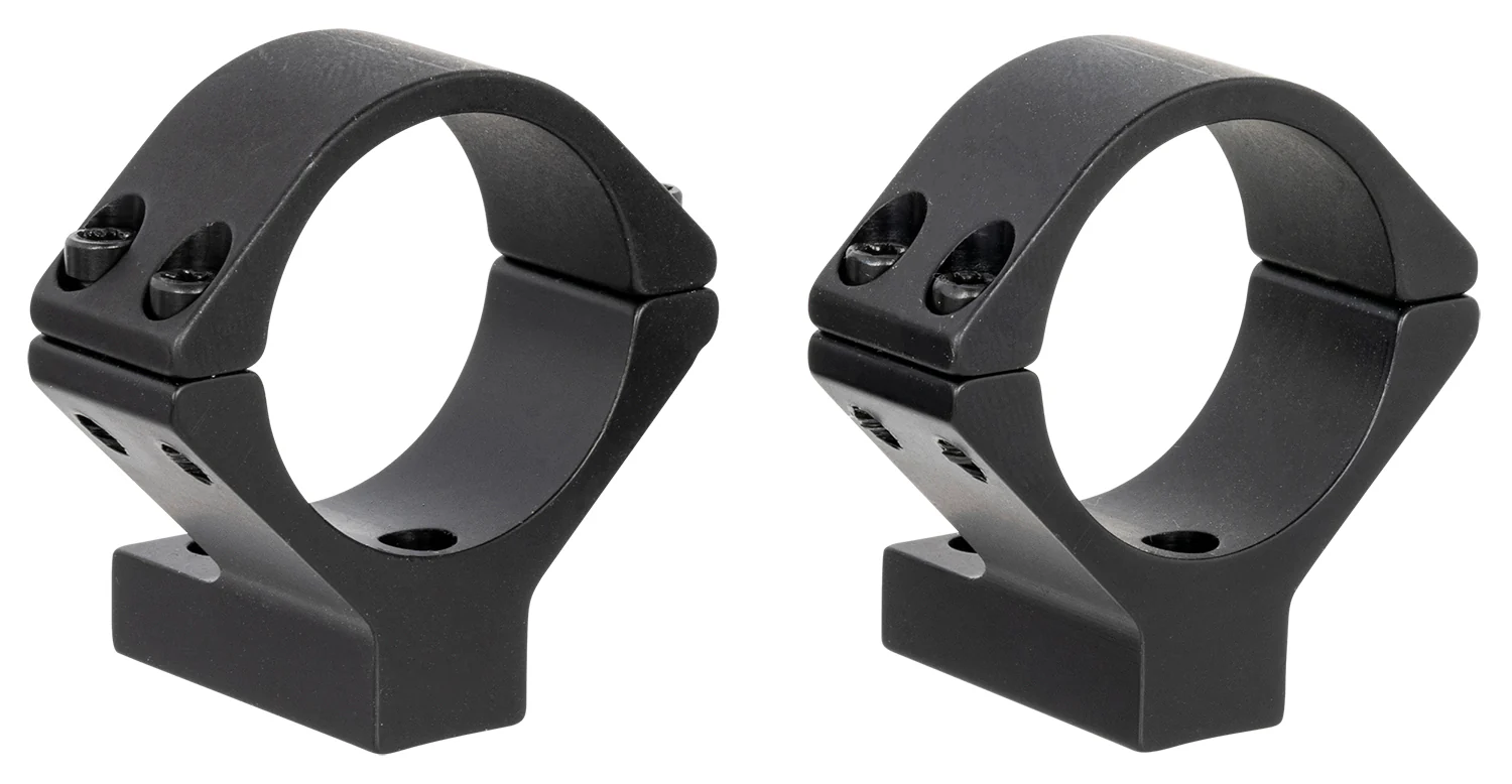 Talley 730759 Scope Mount/Ring Combo  Black Anodized Aluminum 30mm Tube Tikka T1/T1X Low Rings 0 MOA