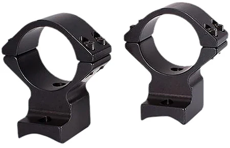 Talley 95X719 Scope Mount/Ring Combo Black Anodized Aluminum 1" Tube, Savage (8-40) Round Receiver w/Accutrigger, High Rings