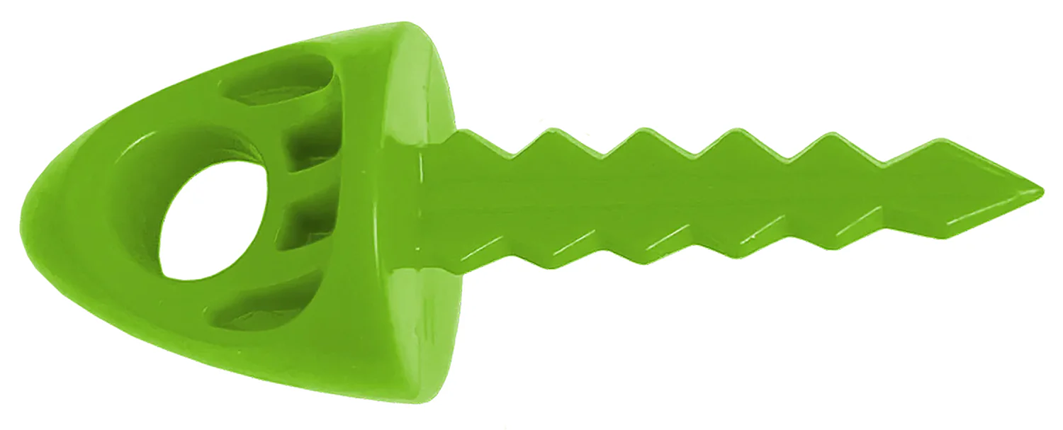 Targettack Llc Targettack Lime Green Polycarbonate Plastic 1" For Paper/Vinyl Targets 12 Pack